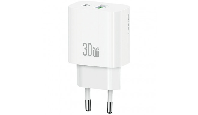 30W kiirlaadija 1xUSB-C 1xUSB-A