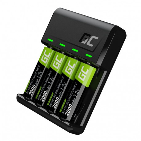 Green Cell battery charger Vital 4x AA 2000mAh