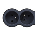 Legrand pikendusjuhe 3 pesa 1,5m, must