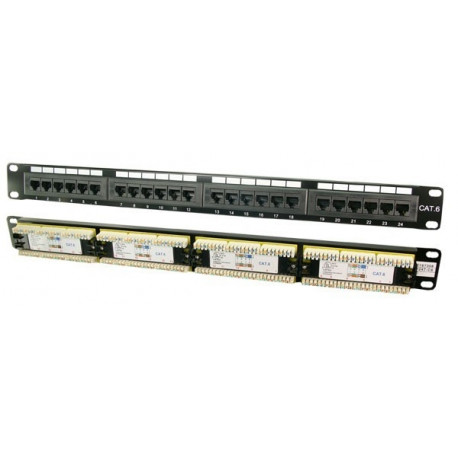 Patch Panel CAT6 24-ports