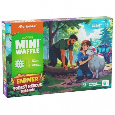 Marioinex Waffle Farmer metsapääste 100 osa (07573)