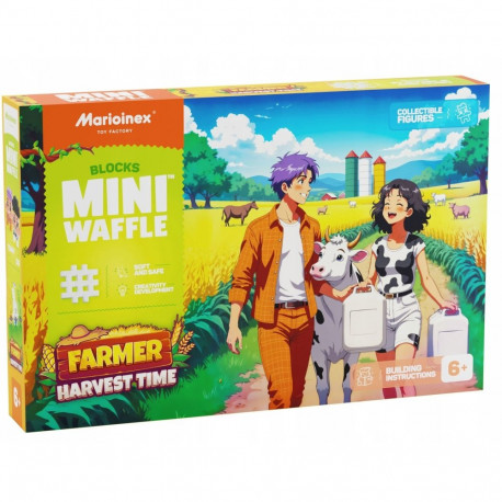 Marioinex Waffle Farmer saagiaeg klotsid 102 tk (07566)