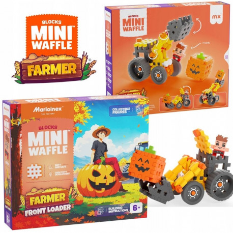 Marioinex Mini Waffle farmeri ekskavaator 50 tükki