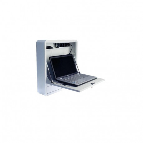 Techly 105056 Security wall cabinet for 19" notebook, white