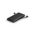 Belkin | BOOST CHARGE Plus Power Bank | 10000 mAh | Integrated LTG and USB-C cables | Black