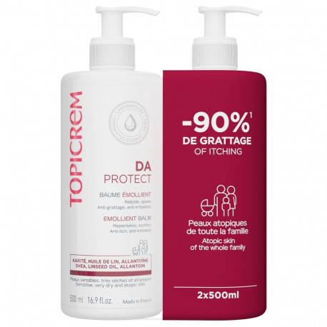 TOPICREM DA bálsamo emoliente pack 2 x 500 ml