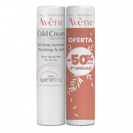 AVÈNE Cold Cream toitev huulepulk 2 x 4g