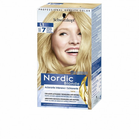 Schwarzkopf intensiivne juuksevalgendaja Nordic Blonde L1 0% ammoniaaki 5tk