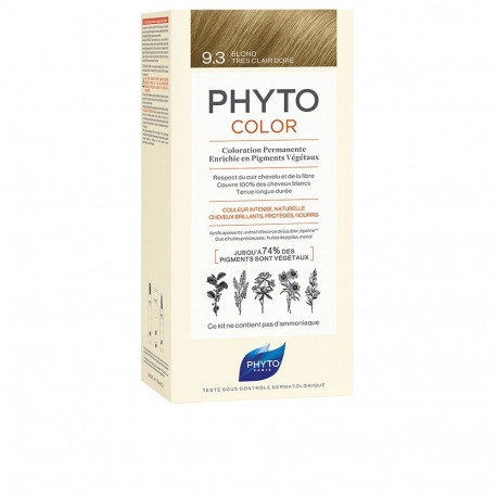 Phytocolor juuksevärv #9.3 4tk, väga hele kuldblond