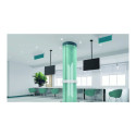 NEOMOUNTS TV/monitori laemount kõrgus 106-156cm 32-75-tolline max 50kg täisliikuv kallutatav pöörata
