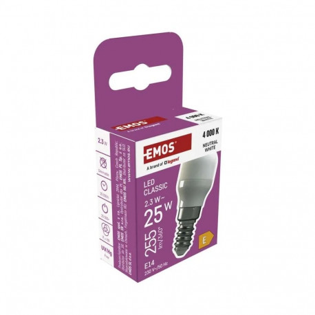 LED külmkapi elektripirn E14 2,3W (25W) 255lm neutraalne valge