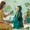 Skoczek gumowy dla dzieci DINO 59 cm zielony do skakania z pompką
