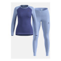 Activewear - Odlo 196701 Long Sleeve Thermal Top Size S Blue Heron - Skipper Blue
