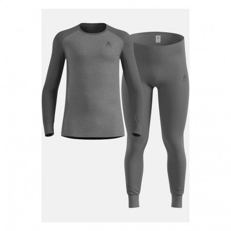 Activewear Top - Odlo 196702 Long Sleeve Thermal Top L Breathable Grey