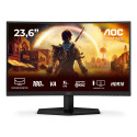 Monitor - AOC G4 C24G42E 23.6" FHD 180Hz 4ms Adaptive Sync Black, Red