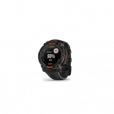 Instinct 3 – 45 mm, Solar, Black with black band