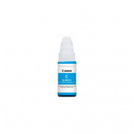 Canon GI-490C (0664C001) Ink Refill Bottle, Cyan