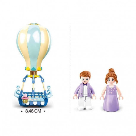 Klotsikomplekt Kuumaõhupall 124 osa