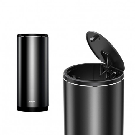 Baseus Baseus car mini waste bin with lid black (CRLJT-01)
