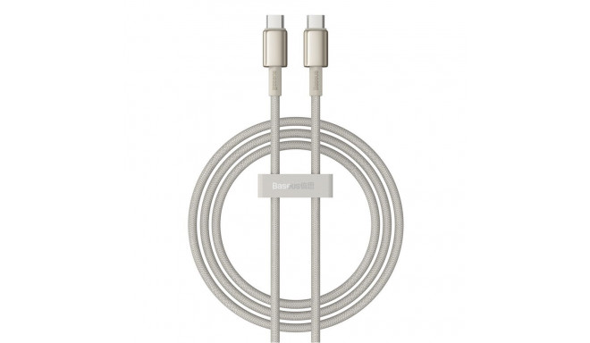 Baseus Baseus Tungsten Gold USB-C / USB-C cable 100W 1m - gold