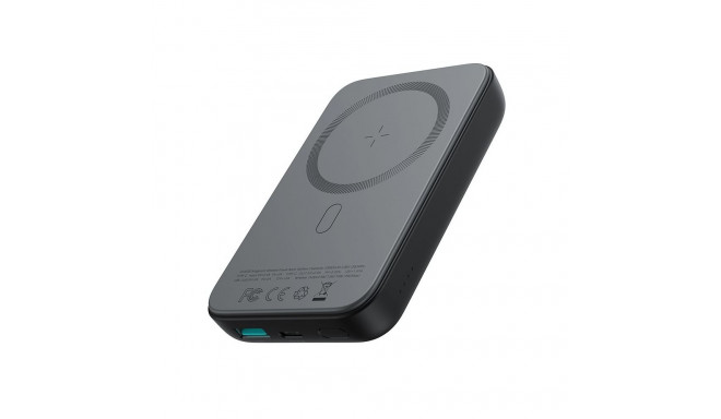 Joyroom Joyroom JR-W020 20W 10000mAh MagSafe Power Bank + USB-C - USB-C 0.25m Cable - Black