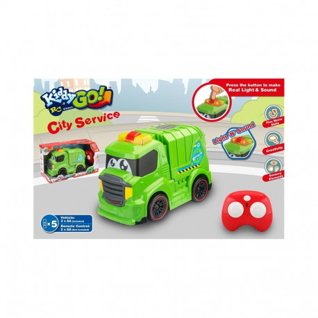 TOY RC GARBAGE TRUCK DHTRC10590