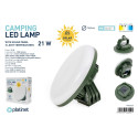 PLATINET CAMPING EMERGENCY LIGHT LED SOLAR 4X2000 MAH 5,5H 21W [46052]
