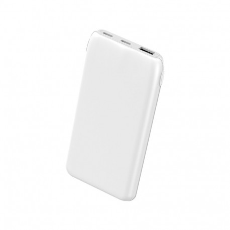 PLATINET POWER BANK 10000 mAh 3,7V 37Wh 12W 2x USB-C 1x USB-A WHITE [46079]