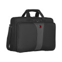 Wenger Legacy 16" Double Gusset Computer Case Black/Gray (R) 600648