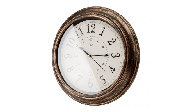 PLATINET ROUND WALL CLOCK SPELL, silent mechanism [45956]