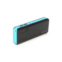 PLATINET POWER BANK 8000mAh + microUSB cable + torch BLACK/BLUE [42417]