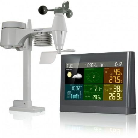 Bresser Wetter Center 5-in-1 Comfort grau