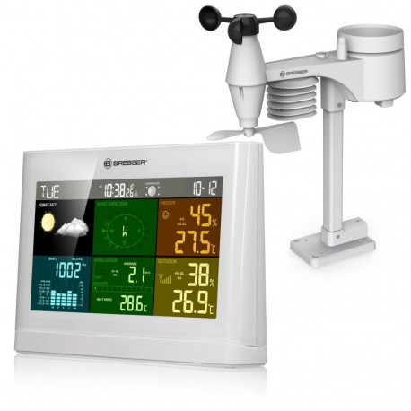 Bresser Wetter Center 5-in-1 comfort valge