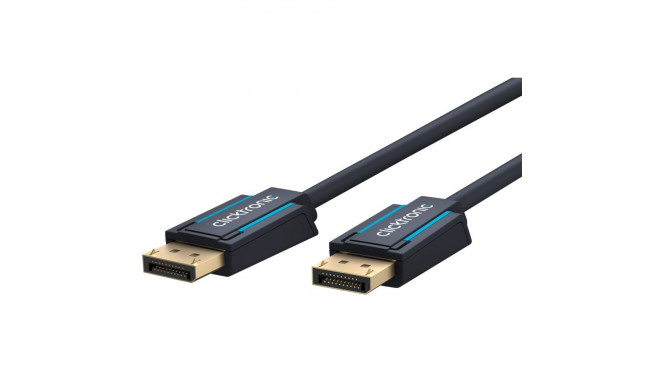 ClickTronic HQ OFC cable DisplayPort, gold plated, 3D, 10m