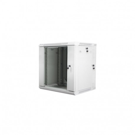 Lanberg rack-kapp 19" kaheosaline seinakinnitusega 12U/600X600 (lamelapakendis), hall