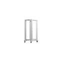 OPEN RACK 19" 27U 600X800 GREY LANBERG