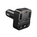 Car transmitter bluetooth Hoco USB A + USB C QC PD 35W E87 black