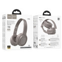 HOCO wireless headphones bluetooth W46 brown