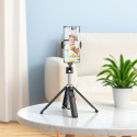 Selfie stick Hoco fourpod with wireless remote control K18 black