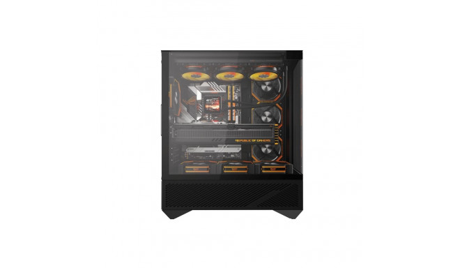 Darkflash DY460 computer case (Black) + 4 ARGB fans