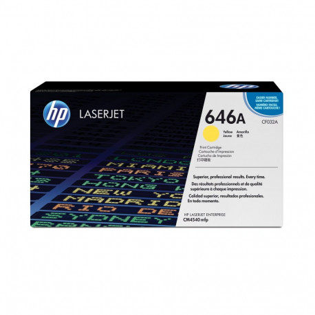 HP 646A kollane originaal LaserJet toonerikassett