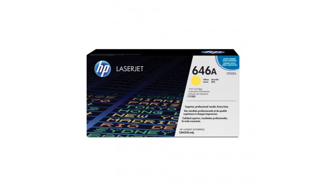 HP 646A Yellow Original LaserJet Toner Cartridge