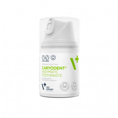 VETEXPERT Caryodent ensümaatiline hambapasta koertele ja kassidele 50 ml
