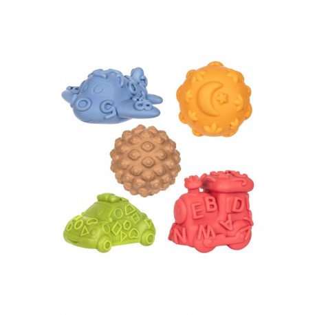 Tullo Sensory vehicles with balls – Montessori educational set, 5 pieces