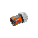 Gardena 18216-20 water hose fitting Hose connector Plastic, Rubber Grey, Orange 1 pc(s)