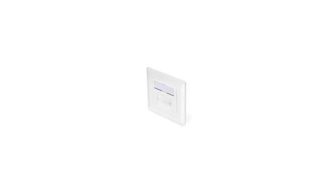 Digitus CAT 6A class EA network socket, design-compatible, shielded, flush-mounted