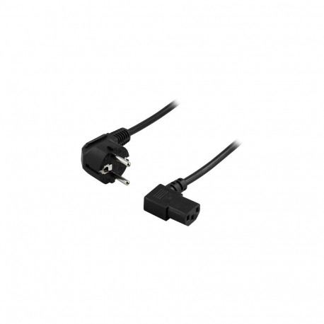 Deltaco DEL-111B power cable Black 5 m CEE7/7 IEC C13