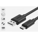 Cable USB-C - USB-A 2.0; 2M; M/M; C14068BK