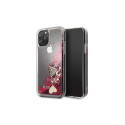 Guess GUHCN58GLHFLRA iPhone 11 Pro 5.8" raspberry hard case Glitter Hearts
