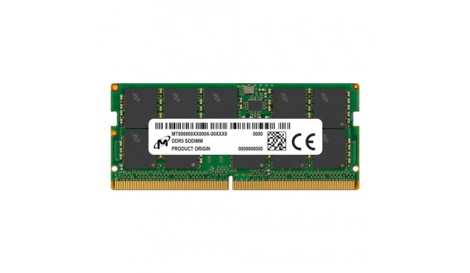 Server Memory Module|MICRON|DDR5|16GB|ECC|5600 MHz|CL 46|1.1 V|MTC10C1084S1TC56BR